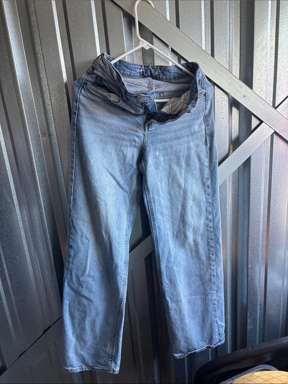 Old Navy Light Blue Wide Leg Jeans